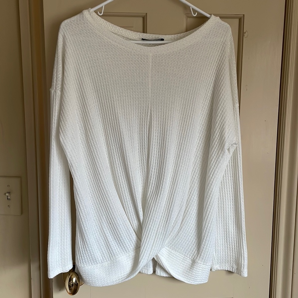White SHOP BASIC USA Sweater